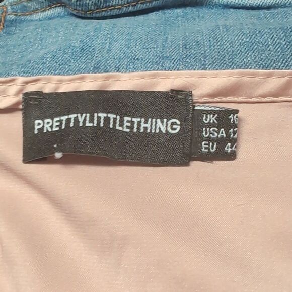 PrettyLittle‎ Thing Rose Pink Satin Cowl Strap Midi Dress Size 12 - Picture 12 of 14